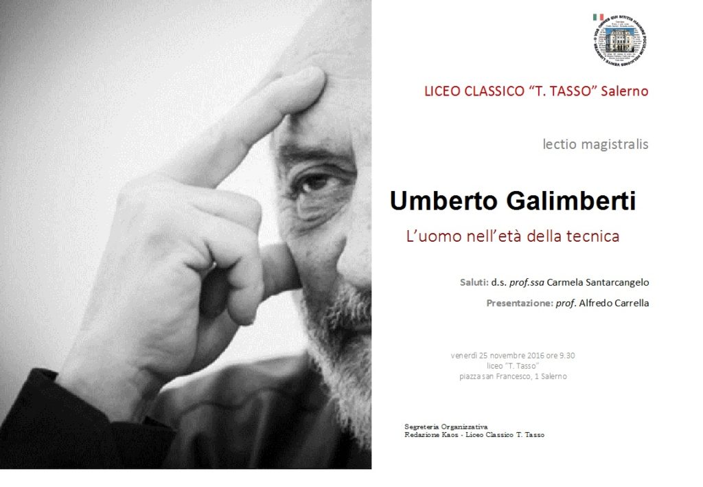 Lectio magistralis: Umberto Galimberti