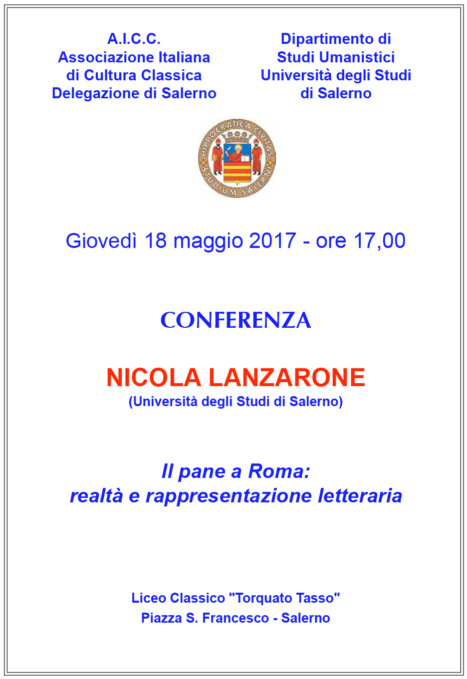 Conferenza: Nicola Lanzarone